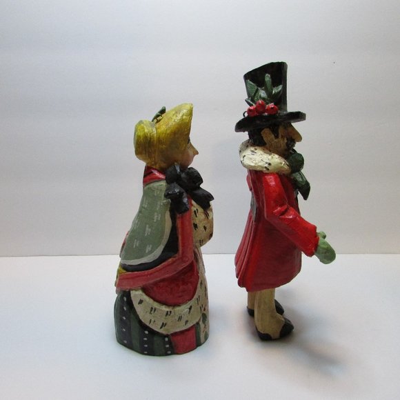 vtg House of Hatten 1991 Victorian Christmas Caroling family carolers figure lot - Picture 8 of 16